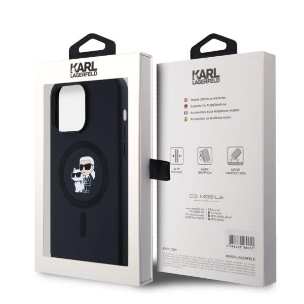 KARL LAGERFELD Case for IPHONE 15 PRO MAX Black