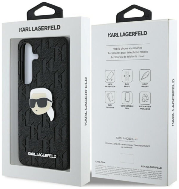 KARL LAGERFELD CASE FOR SAMSUNG S25 BLACK