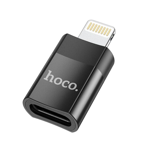HOCO Adaptor From Type C (Female) To Lightning 8-pin UA17 Black