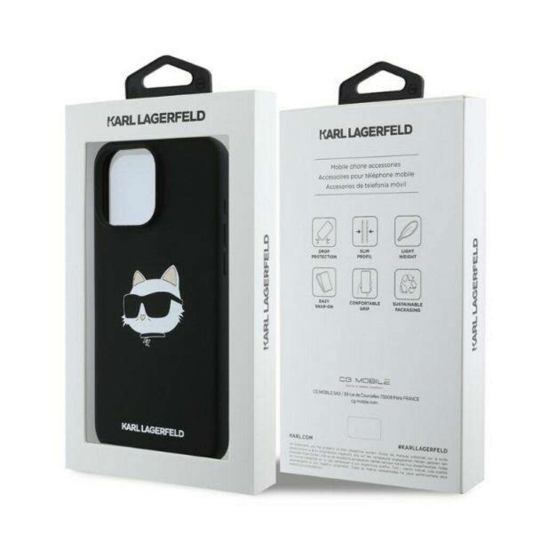Karl Lagerfeld Case For Iphone 16 Pro Max BLACK