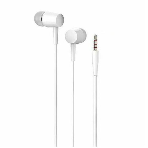 JES UNIVERSAL WIRE CONTROL EARPHONE DR02 white