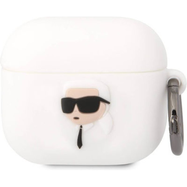 Original case KARL LAGERFELD for Apple Airpods 3 white